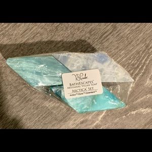 SoapRocks Set of 3 BathEscape Vegan Bath Soap - Artica; Dune; Greenland